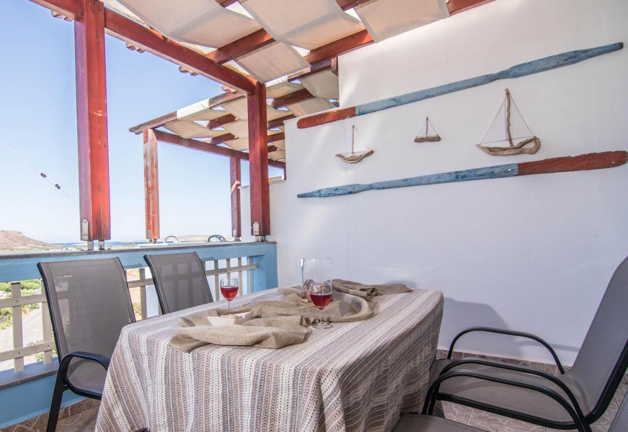 Fedra Apartments, View, Free Parking, 2Mins To Beach Palekastro Exteriör bild